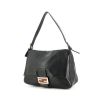 Fendi Big Mama handbag in black glittering leather - 00pp thumbnail