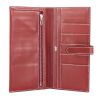 Hermes Béarn wallet in red Chamonix  leather - Detail D2 thumbnail