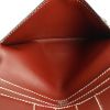 Hermes Béarn wallet in red Chamonix  leather - Detail D4 thumbnail