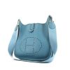 Hermes Evelyne small model handbag in blue togo leather - 00pp thumbnail