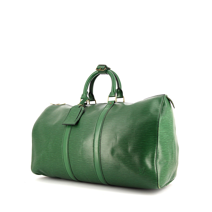 Louis Vuitton Epi Keepall 45 - Green Luggage and Travel, Handbags