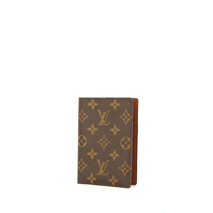 Passport cover patent leather small bag Louis Vuitton Brown in