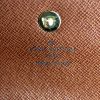 Portafogli Alexandra in tela monogram e pelle marrone - Detail D3 thumbnail