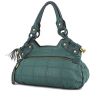 Salvatore Ferragamo handbag in turquoise two tones leather - 00pp thumbnail