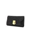 Louis Vuitton wallet in black mahina leather - 00pp thumbnail