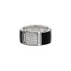 Chaumet Class One Black & White large model ring in white gold,  diamonds and enamel - 00pp thumbnail