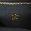 Large model handbag in dark blue monogram leather - Detail D3 thumbnail