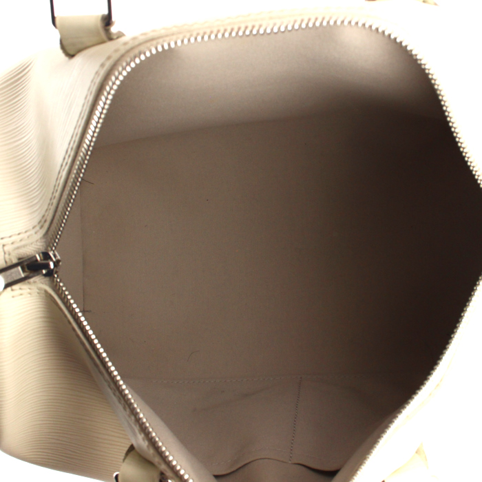 Bolso de mano Louis Vuitton Speedy 30 en cuero Epi beige - Detail D2