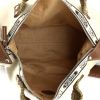 Fendi handbag in beige canvas and brown leather - Detail D3 thumbnail
