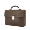 Porte-documents Louis Vuitton en cuir taiga marron - 00pp thumbnail