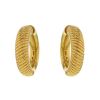Lalaounis 1990's hoop earrings in yellow gold - 00pp thumbnail