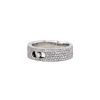 Messika Move sleeve ring in white gold and diamonds - 00pp thumbnail