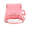 Balenciaga Day handbag in pink leather - 360 Front thumbnail