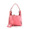 Balenciaga Day handbag in pink leather - 360 thumbnail