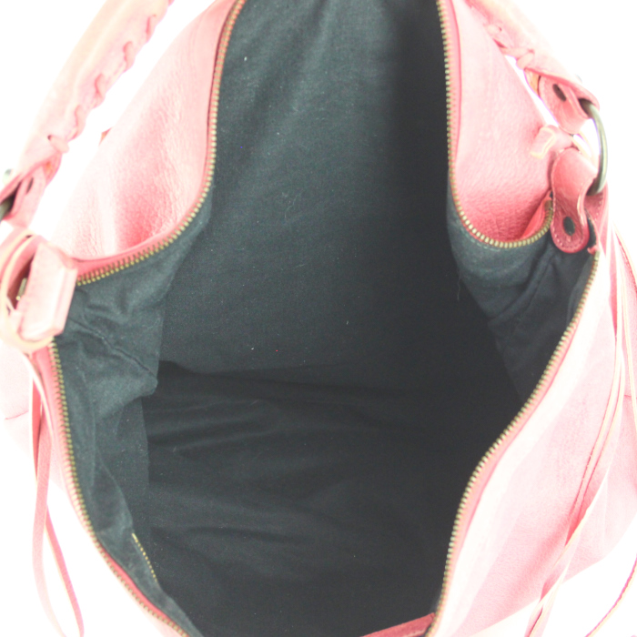 Borsa Balenciaga Day in pelle rosa - Detail D2