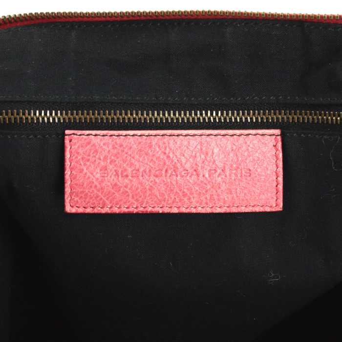 Borsa Balenciaga Day in pelle rosa - Detail D3