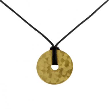 Dinh Van Pi Chinois large model pendant in 24 carats yellow gold