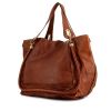 Chloé Paraty large model handbag in brown leather - 00pp thumbnail