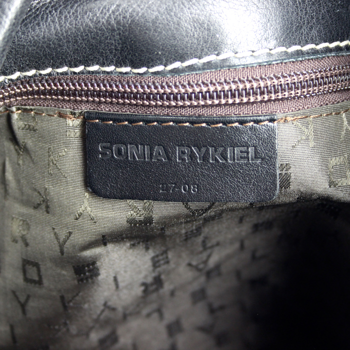 Borsa in pelle nera - Detail D3