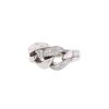 Messika Link medium model ring in white gold and diamonds - 00pp thumbnail