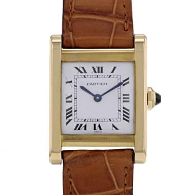 Reloj Cartier Tank Louis Cartier de oro amarillo Circa  1950