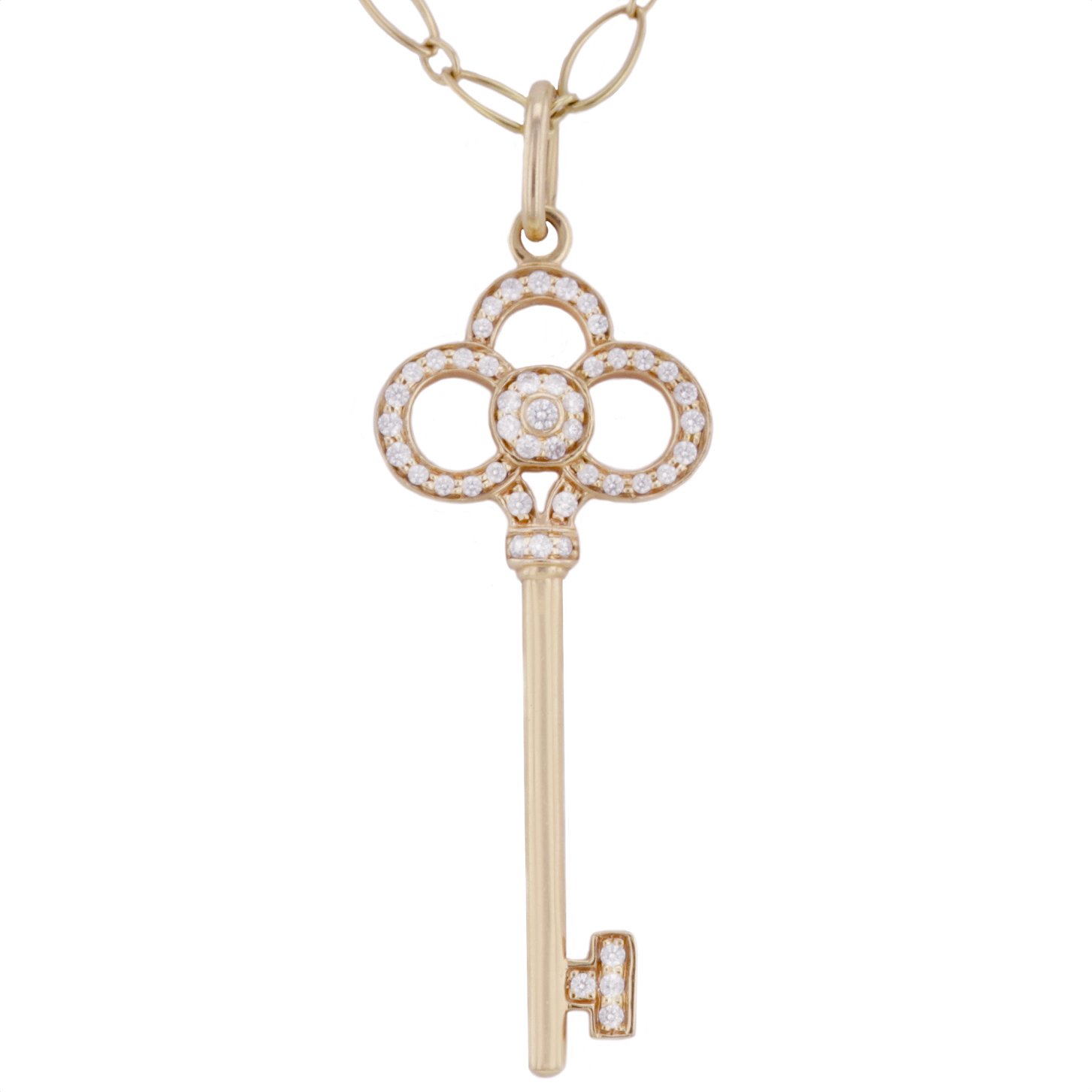 Collar Tiffany 
Co en oro rosa,  oro amarillo y diamantes - Detail D2