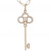 Collana lunga Tiffany & Co in oro rosa,  oro giallo e diamanti - Detail D2 thumbnail