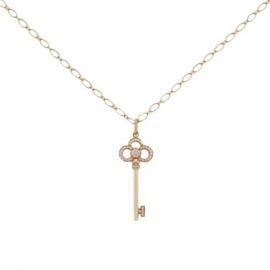 Collana lunga Tiffany & Co in oro rosa,  oro giallo e diamanti