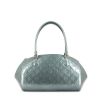 Louis Vuitton handbag in blue monogram patent leather - 360 thumbnail