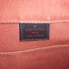 Porte-documents Louis Vuitton en toile damier ébène et cuir marron - Detail D3 thumbnail