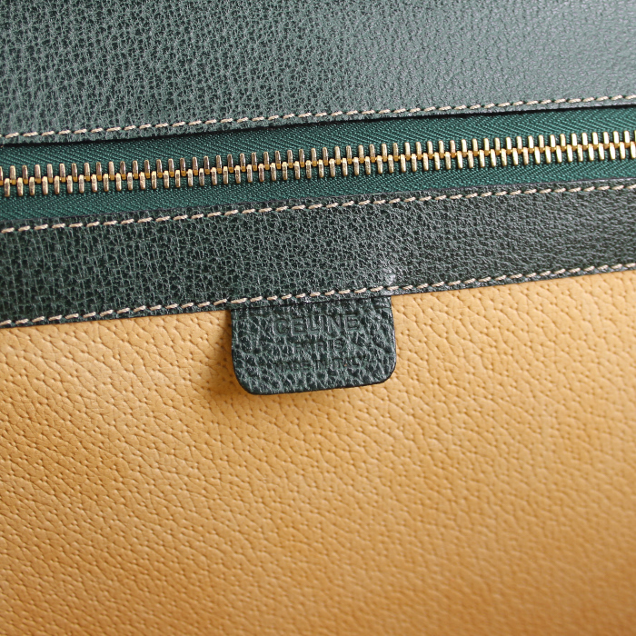 Borsa portadocumenti in pelle verde - Detail D3