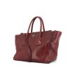 Prada handbag in burgundy leather - 00pp thumbnail