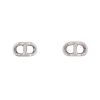 Hermes Chaîne D'ancre small earrings in silver - 00pp thumbnail