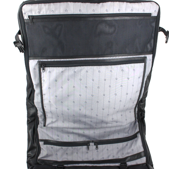 Porte-habits Dior Christian Dior Bagage en cuir noir - Detail D3