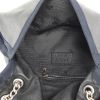 Lanvin handbag in leather and black canvas - Detail D3 thumbnail
