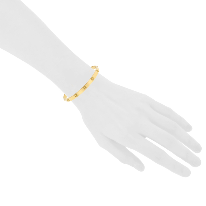 Brazalete Cartier Love en oro amarillo - Detail D1
