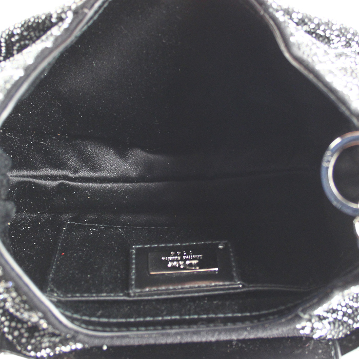 Bolso de mano Dior en ante negro - Detail D2