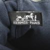 Sac cabas Hermes Toto Bag - Shop Bag en toile bleue et verte - Detail D3 thumbnail