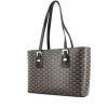Shopping bag in monogram canvas and black leather - 00pp thumbnail
