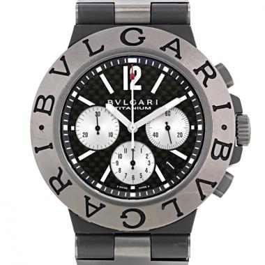 Bulgari Diagono Chrono watch in titanium Ref:  TI44TACH Circa  2008