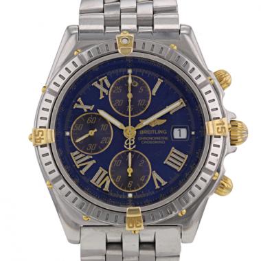 Orologio Breitling Crosswind in oro e acciaio Ref :  B13355 Circa  2000