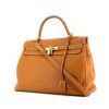 Hermes Kelly 35 cm handbag in gold leather - 00pp thumbnail