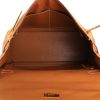 Hermes Kelly 35 cm handbag in gold leather - Detail D3 thumbnail