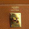 Hermes Kelly 35 cm handbag in gold leather - Detail D4 thumbnail