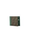 Portefeuille Fendi en toile monogram et cuir vert - 00pp thumbnail