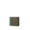 Fendi wallet in monogram canvas and green leather - 00pp thumbnail