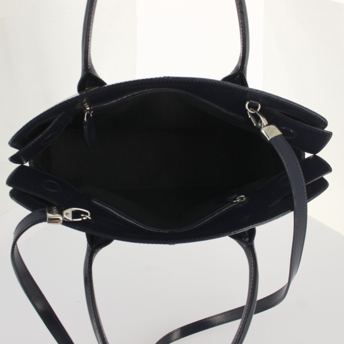 Sac à main Tod's en cuir bleu - Detail D3