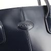 Tod's handbag in blue leather - Detail D4 thumbnail