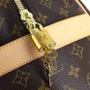 Bolsa de viaje Louis Vuitton Carryall en lona Monogram y cuero natural - Detail D4 thumbnail