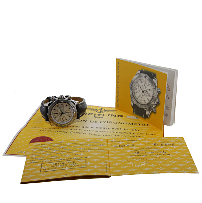 Breitling Chrono-Matic watch in stainless steel Circa  2006